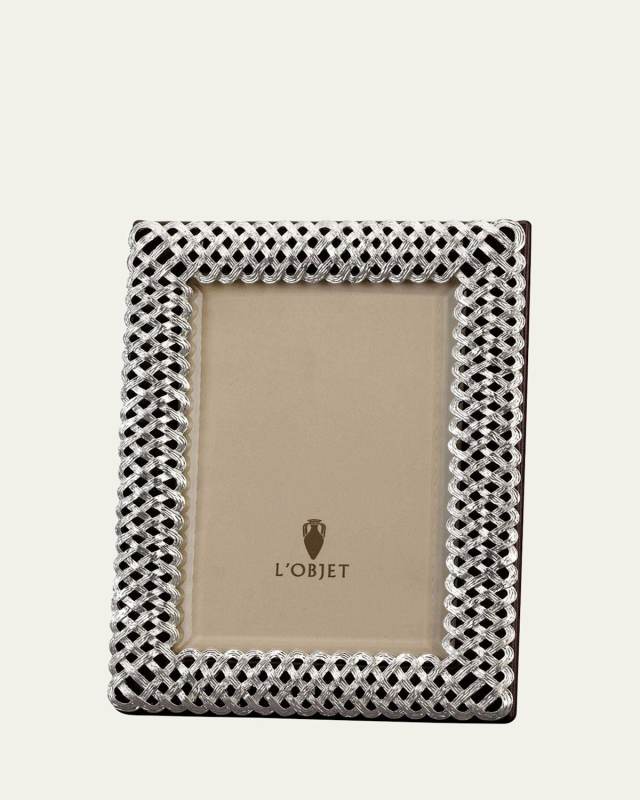 Platinum Braid 4" x 6" Picture Frame